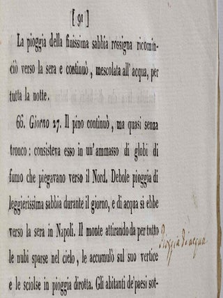 Storia de' fenomeni del Vesuvio avvenuti negli anni 1821, 1822 e parte del 1823.