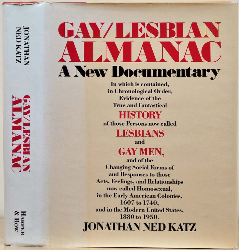 Item #019822 GAY LESBIAN ALMANAC. A New Documentary. Jonathan Ned Katz.