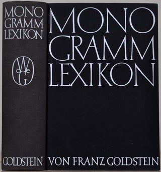 MONOGRAMM LEXIKON. Internationales Verzeichnis der Monogamme bildender Kunstler seit 1850