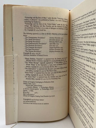 SCIENCE PAST - SCIENCE FUTURE. Inscribed and signed by Isaac Asimov.
