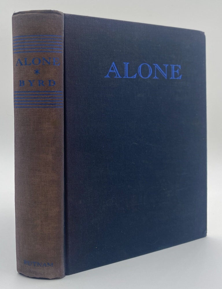 Item #020400 ALONE. Signed by Richard E. Byrd. Richard E. Byrd.