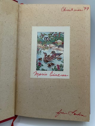 Book inscribed by Sandra Cisneros. Sandra Cisneros.