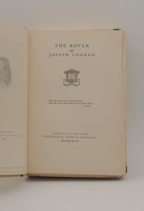 THE ROVER. Limited edition of 377 copies signed by Joseph Conrad.