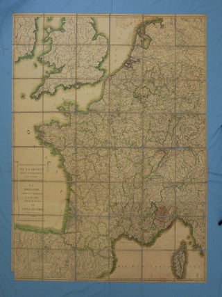 Tableau general et itineraire de la France divisee en departemens, ou se trouvent partie de...