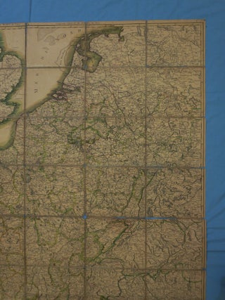 Tableau general et itineraire de la France divisee en departemens, ou se trouvent partie de l'Angleterre, la Hollande, partie de l'Alemagne, la Suisse. Partie de l'Italie et l'Isle de Corse.