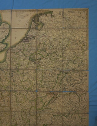 Tableau general et itineraire de la France divisee en departemens, ou se trouvent partie de l'Angleterre, la Hollande, partie de l'Alemagne, la Suisse. Partie de l'Italie et l'Isle de Corse.