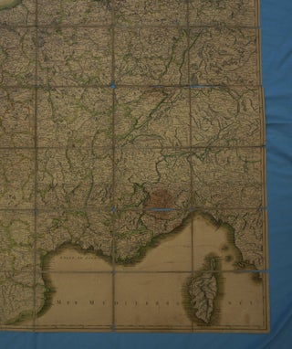 Tableau general et itineraire de la France divisee en departemens, ou se trouvent partie de l'Angleterre, la Hollande, partie de l'Alemagne, la Suisse. Partie de l'Italie et l'Isle de Corse.