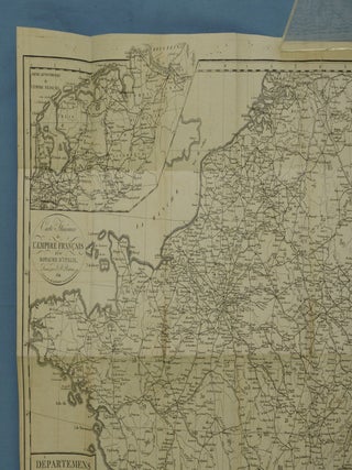 Carte itineraire de l'Empire francais et du royaume d'Italie.