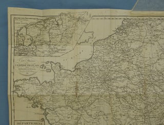 Carte itineraire de l'Empire francais et du royaume d'Italie.