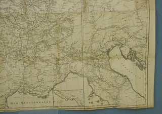 Carte itineraire de l'Empire francais et du royaume d'Italie.