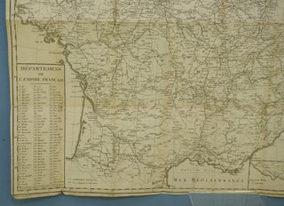 Carte itineraire de l'Empire francais et du royaume d'Italie.