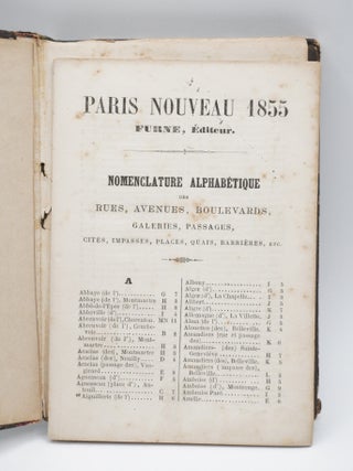 PARIS NOUVEAU, 1855 [Map - carte].