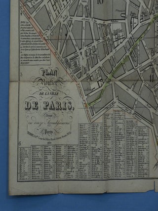 Plan Routier de la Ville de Paris, Divise en douze Arrondissemens. [map]