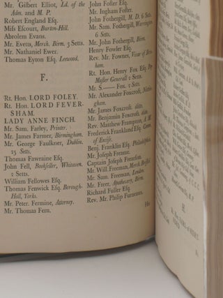 PARADISE LOST. A Poem in Twelve Books. [with] PARADISE REGAIN'D. A Poem in Four Books. To which is added Samson AGonistes: and Poems upon Several Occasions. The Author John Milton. From the Text of Thomas Newton. Two volume set.