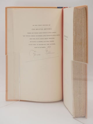 THE BELOVED RETURNS. Lotte In Weimar. Limited edition signed by Thomas Mann.