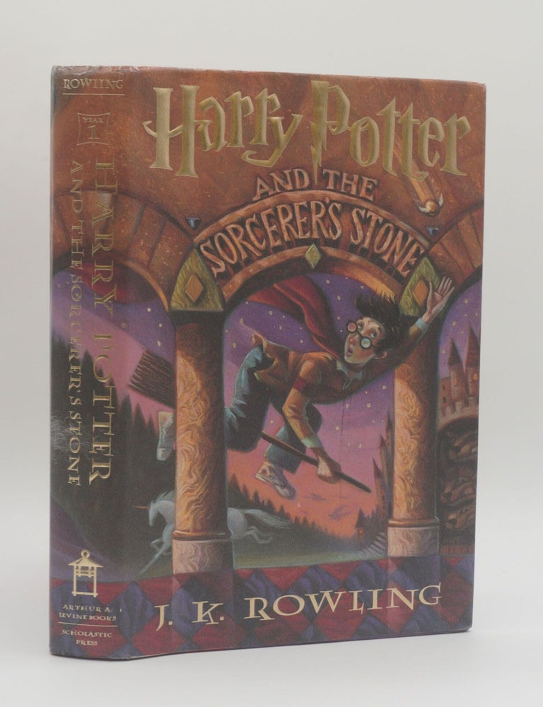 Item #020584 HARRY POTTER AND THE SORCERER'S STONE. Signed by J.K. Rowling. J. K Rowling.