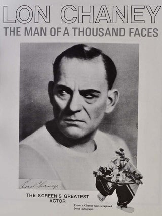 LON OF 1000 FACES! One of 52 copies of the signed and limited lettered edition.
