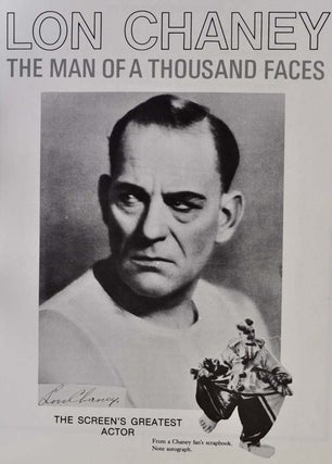 LON OF 1000 FACES! One of 52 copies of the signed and limited lettered edition.