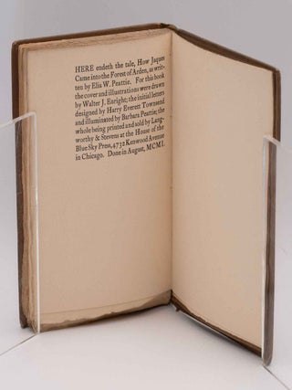 HOW JAQUES CAME INTO THE FOREST OF ARDEN, An Impertinence by Elia W. Peattie