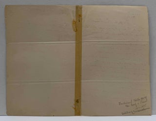 Letter handwritten and signed by Ferdinand von Hiller.