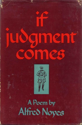 Item #1444baB If judgment comes. A poem. With drawings by John Alan Maxwell. Signed by the...