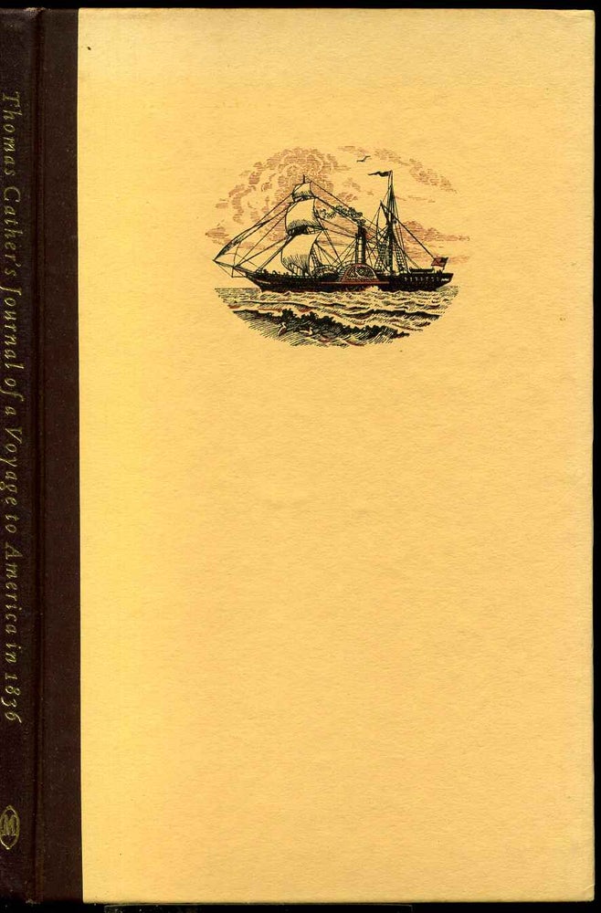 Item #3432baF Thomas Cather's journal of voyage to America in 1836. Thomas Cather.