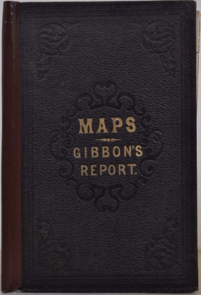 Item #4192ba Map Drawn by Lieut. Lardner Gibbon, U.S. Navy, To Accompany His Report, 1854, and...