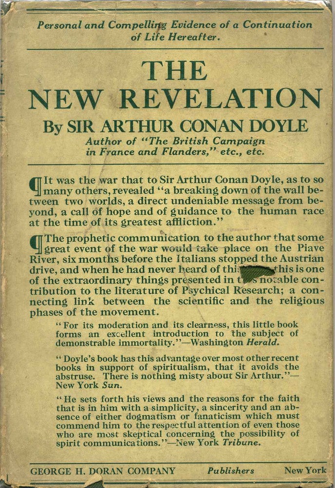 Item #4885baW New revelation, The. Sir Arthur Conan Doyle.