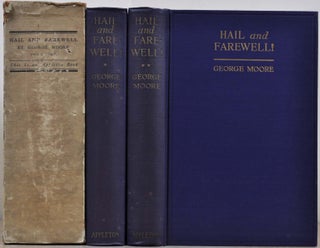 Item #5001baB Hail and farewell. Two volume set. George Augustus Moore