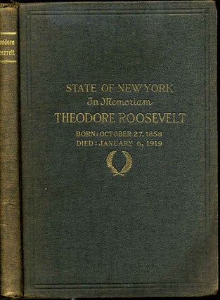 Item #5029baI Memorial to Theodore Roosevelt, A. New York. Legislature
