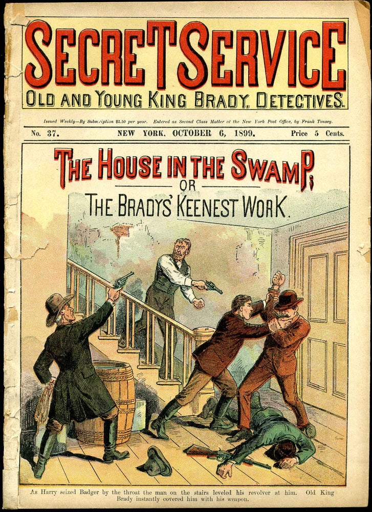 Item #6864ba The House In The Swamp; or the Bradys' Keenest Work. New York Detective.
