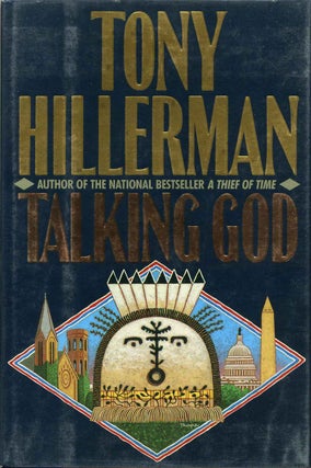 Item #7082ba TALKING GOD. Signed and limited edition. Tony Hillerman