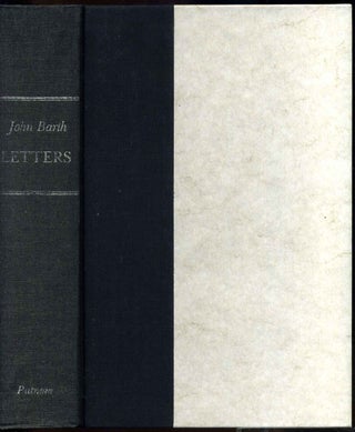 Item #7186baB Letters, a novel. Signed by the author. John Simmons b. 1930 Barth