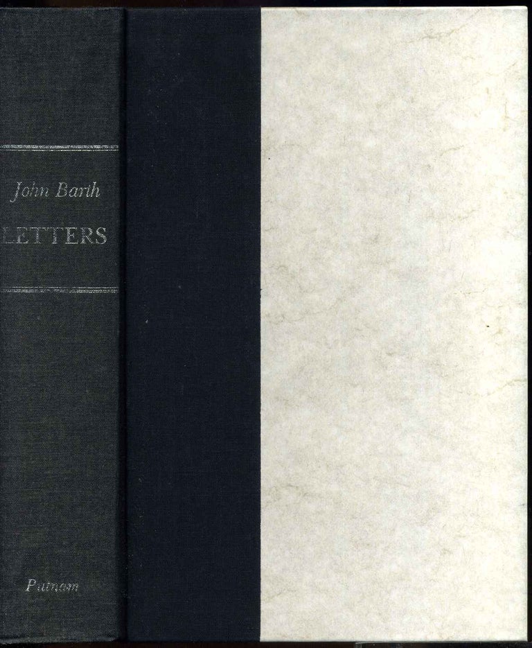 Item #7186baB Letters, a novel. Signed by the author. John Simmons b. 1930 Barth.