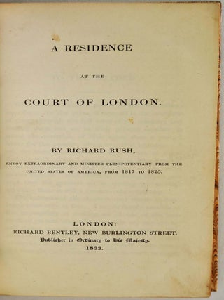 A RESIDENCE AT THE COURT OF LONDON.