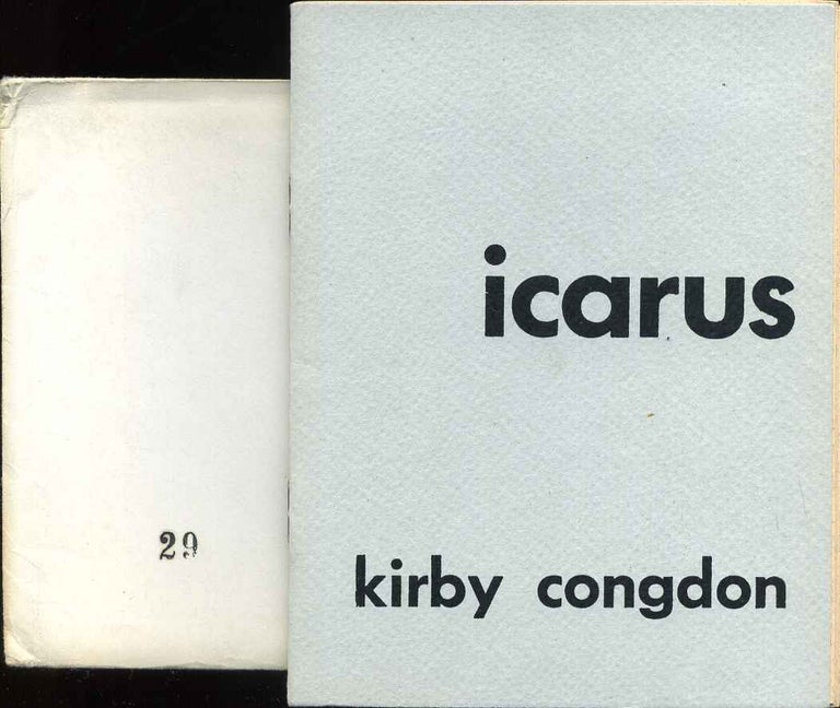 Item #7370ba ICARUS. A. Kirby Congdon.