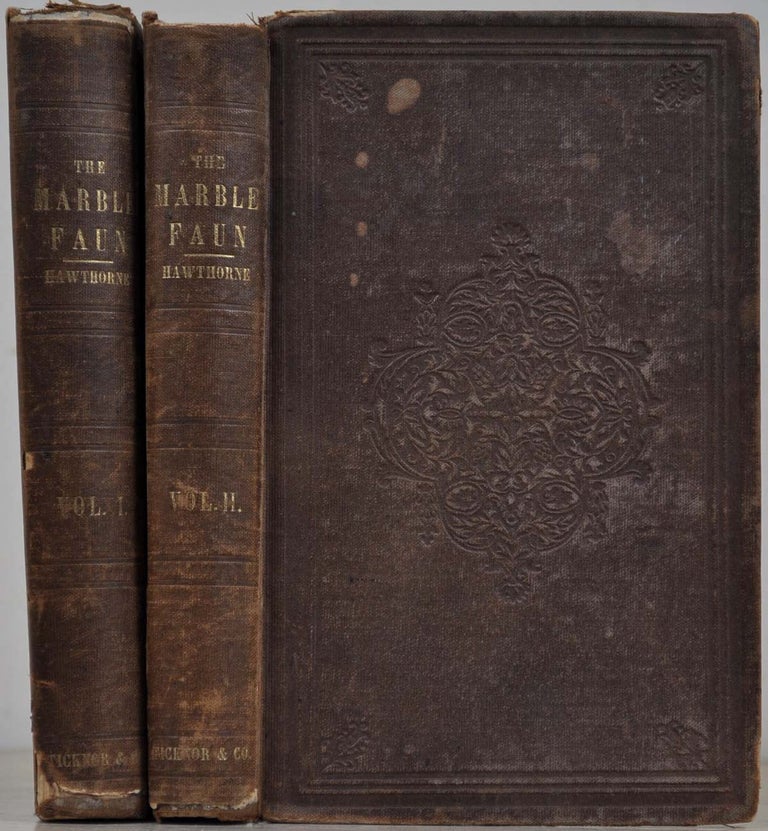 Item #7695baR THE MARBLE FAUN. Or, the Romance of Monte Beni. In two volumes. Nathaniel Hawthorne.