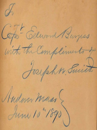 Gleanings from the sea: showing the pleasures, pains and penalties of life afloat, with contingencies ashore. Signed by the author.
