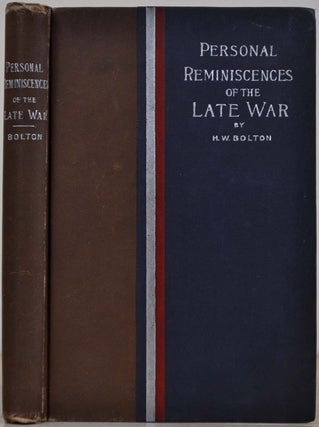 Item #8290baO Personal reminiscences of the late war. Introduced by F. A. Hardin, D.D. Edited...