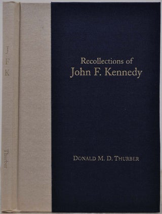 Item #8538baX4 Recollections of John F. Kennedy. A collection of extemporaenous remarks delivered...