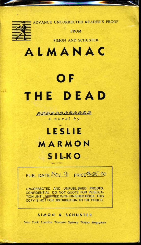 Item #8595baB ALMANAC OF THE DEAD. Leslie Marmon b. 1948 Silko.