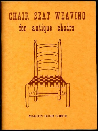 Item #8849ba Chair seat weaving for antique chairs. Marion Burr Sober