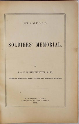 STAMFORD SOLDIERS' MEMORIAL.