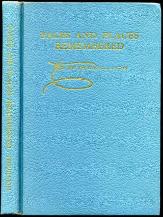 Item #8939baX4 Faces and Places Remembered. Hal W. Trovillion