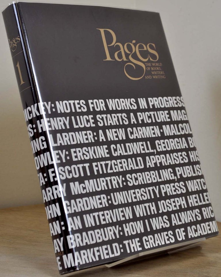 Item #9065baY4 PAGES. The world of books, writers and writing. Signed. Matthew Bruccoli, eds C. E. Frazer Clark.
