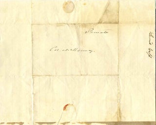 Letter Handwritten and Signed by Lewis Cass (1782-1866).